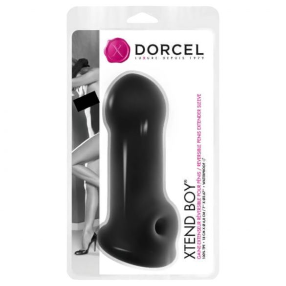 Dorcel Xtend Boy - Silikon Penis Hülle (schwarz) 