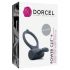 Dorcel Power Clit Plus - aufladbarer, vibrierender Penisring (schwarz) 