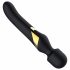 Dorcel Dual Orgasms Gold - Akku, 2in1 Massage-Vibrator (Schwarz) 