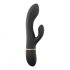 Dorcel Glam Rabbit - wiederaufladbarer Vibrator mit Klitorisarm (schwarz) 