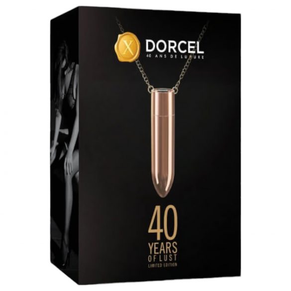 Dorcel - Akkubetriebene, wasserdichte Halskette-Vibrator (Roségold) 