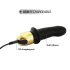 Dorcel Mini Lover 2.0 - akkubetriebener G-Punkt Vibrator (Schwarz-Gold) 