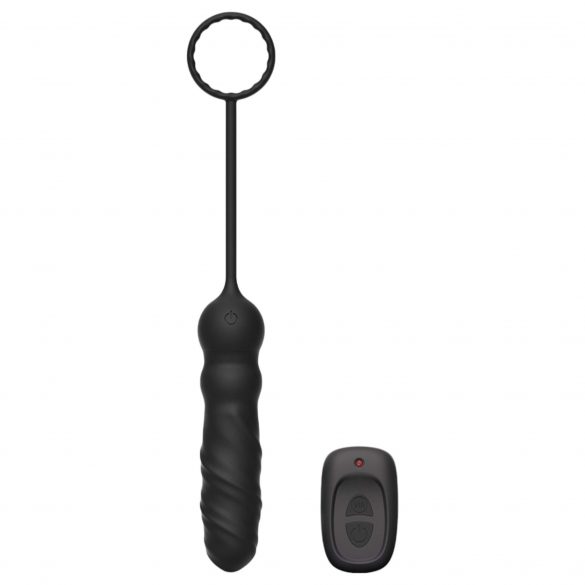 Dorcel Deep Seeker - wiederaufladbarer, funkgesteuerter Analvibrator (schwarz) 