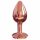 Dorcel Diamond Plug S - Aluminium Anal Plug, klein (Roségold)