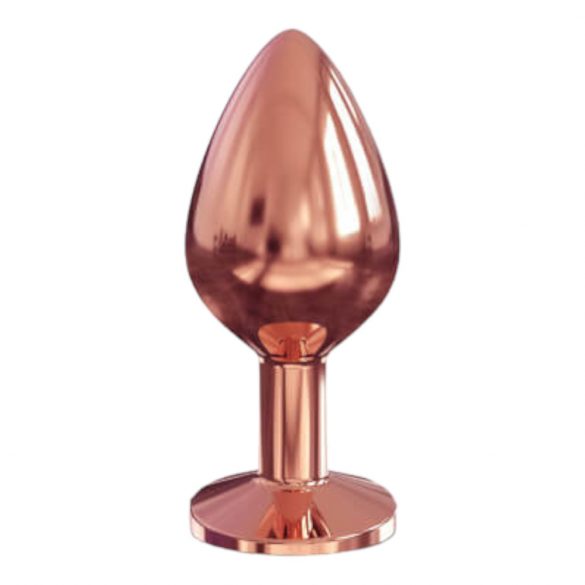 Dorcel Diamond Plug M - Aluminium Anal-Dildo - mittelgroß (Roségold) 