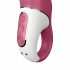 Satisfyer Petting Hippo - wiederaufladbarer, wasserdichter Vibrator (Magenta) 