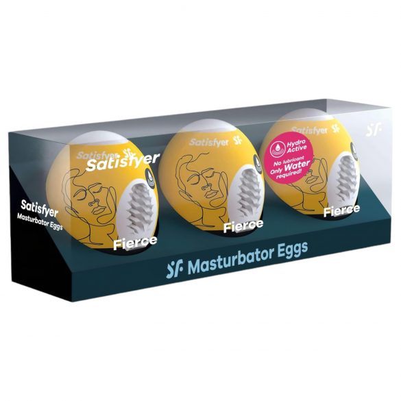 Satisfyer Egg Fierce - Masturbationsei-Set (3 Stück)