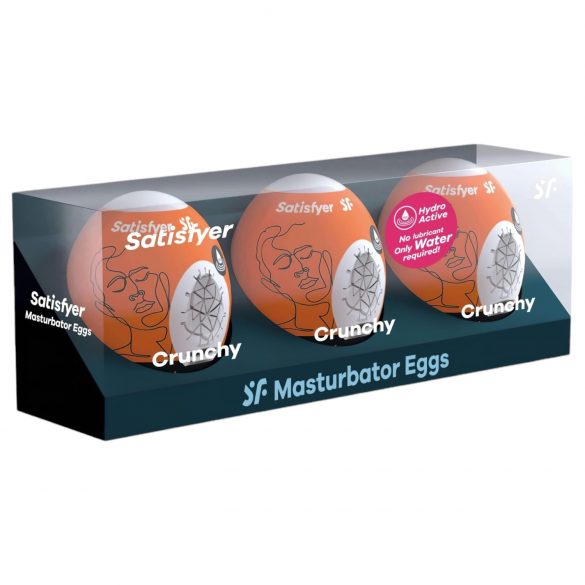 Satisfyer Egg Crunchy - Masturbationsei-Set (3 Stück)