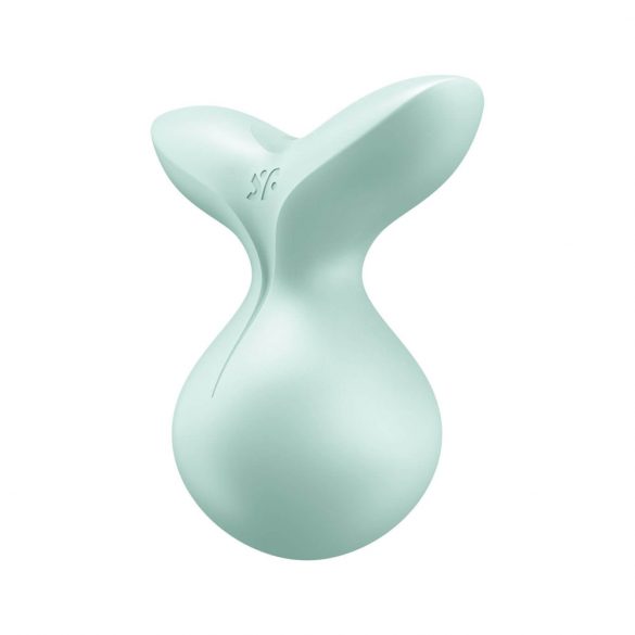 Satisfyer Viva la Vulva 3 - Akku-betriebener, wasserdichter Klitorisvibrator (Minze) 