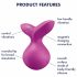 Satisfyer Viva la Vulva 3 - wiederaufladbarer, wasserdichter Klitorisstimulator (Violett)