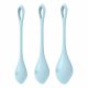 Satisfyer Yoni Power 2 - Liebeskugel Set - Blau (3 Teile) 