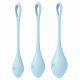 Satisfyer Yoni Power 2 - Liebeskugel Set - Blau (3 Teile) 