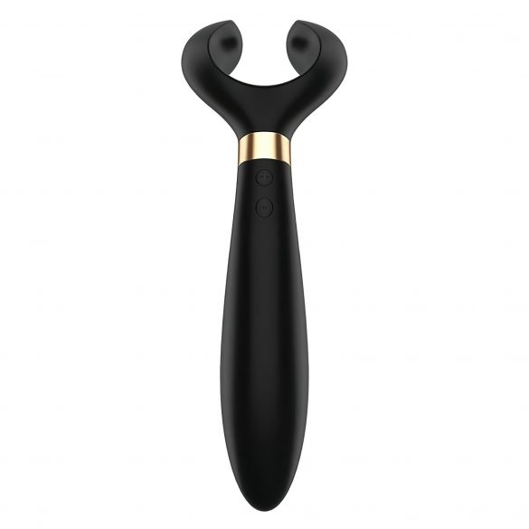 Satisfyer Endless Fun - Akkubetriebener, wasserdichter Paarvibrator (Schwarz) 