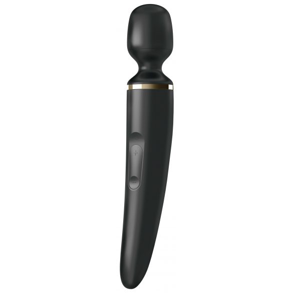 Satisfyer Wand-er Woman - Akkubetriebener, wasserdichter Massage-Vibrator (Schwarz) 