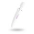 Satisfyer Wand-er Woman - aufladbarer, wasserdichter Massagevibrator (Weiß) 