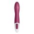 Satisfyer Big Heat - wiederaufladbarer, erwärmender G-Punkt Vibrator (rot) 