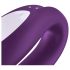 Satisfyer Double Joy - Intelligenter, wasserdichter Paarvibrator (Lila)