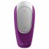 Satisfyer Double Fun - intelligenter, wasserdichter, drahtloser Paarvibrator (Lila) 