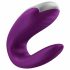 Satisfyer Double Fun - intelligenter, wasserdichter, drahtloser Paarvibrator (Lila) 