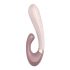 Satisfyer Heat Wave - intelligenter, beheizbarer Vibrator mit Arm (beige) 