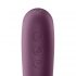 Satisfyer Dual Kiss - 2in1, akkubetriebener vaginaler und klitoraler Vibrator (lila) 