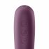 Satisfyer Dual Kiss - 2in1, akkubetriebener vaginaler und klitoraler Vibrator (lila) 