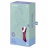 Satisfyer Dual Crush - wiederaufladbarer vaginaler und klitoraler Vibrator (rot) 