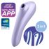 Satisfyer Dual Pleasure - intelligenter 2-in-1 Luftdruck-Vibrator (lila)