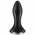 Satisfyer Rotator Plug 1 - Akkubetriebener, perlenbesetzter Analvibrator (Schwarz) 