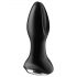 Satisfyer Rotator Plug 2 - wiederaufladbarer, perlenbesetzter Analvibrator (schwarz)