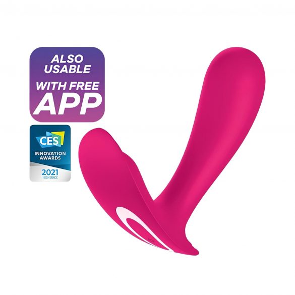 Satisfyer Top Secret - intelligenter Doppel-Motor-Vibrator (Pink) 