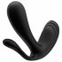 Satisfyer Top Secret Plus - intelligenter Dreizweig-Vibrator (schwarz) 