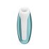 Satisfyer Love Breeze - wiederaufladbarer, wasserdichter Klitoris-Vibrator (blau) 