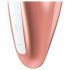 Satisfyer Love Breeze - akkubetriebener, wasserdichter Klitoral Vibrator (Pfirsich) 