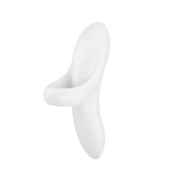 Satisfyer Bold Lover - wiederaufladbarer, wasserdichter Finger-Vibrator (weiß) 