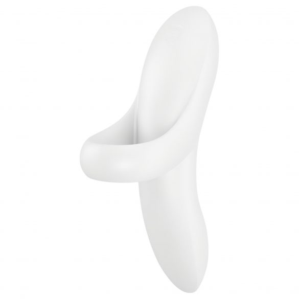 Satisfyer Bold Lover - wiederaufladbarer, wasserdichter Finger-Vibrator (weiß) 