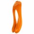 Satisfyer Candy Cane - Akku-betrieben, wasserdichter Doppel-Vibrator (Orange) 