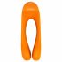 Satisfyer Candy Cane - Akku-betrieben, wasserdichter Doppel-Vibrator (Orange) 