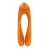 Satisfyer Candy Cane - Akku-betrieben, wasserdichter Doppel-Vibrator (Orange) 