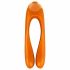 Satisfyer Candy Cane - Akku-betrieben, wasserdichter Doppel-Vibrator (Orange) 