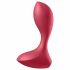 Satisfyer Backdoor Liebhaber - wiederaufladbarer, wasserfester Analvibrator (rot) 