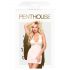 Penthouse Sweet & Spicy - Halsband Spitzenkleid und Tanga (weiß)  - M/L