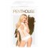 Penthouse Perfect Lover - Halsband-Body (Weiß) - M/L