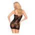 Penthouse Above & Beyond - Netzkleid mit Mesh (Schwarz) 