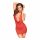 Penthouse Heart Rob - tief ausgeschnittenes Kleid und Tanga (rot) 