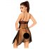 Penthouse Naughty Doll - Spitzenkleid und Tanga (schwarz) 