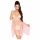 Penthouse Naughty Doll - Spitzenkleid und Tanga (Rosa)  - L/XL