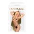 Penthouse Body Search - offen, Netz-Overall (schwarz)  - XL