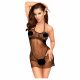 Penthouse All Yours - Spitzen-Negligé und Tanga (schwarz)  - M/L