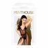 Penthouse Best Forplay - Spitzenbody mit Tüllschal (Schwarz)  - M/L